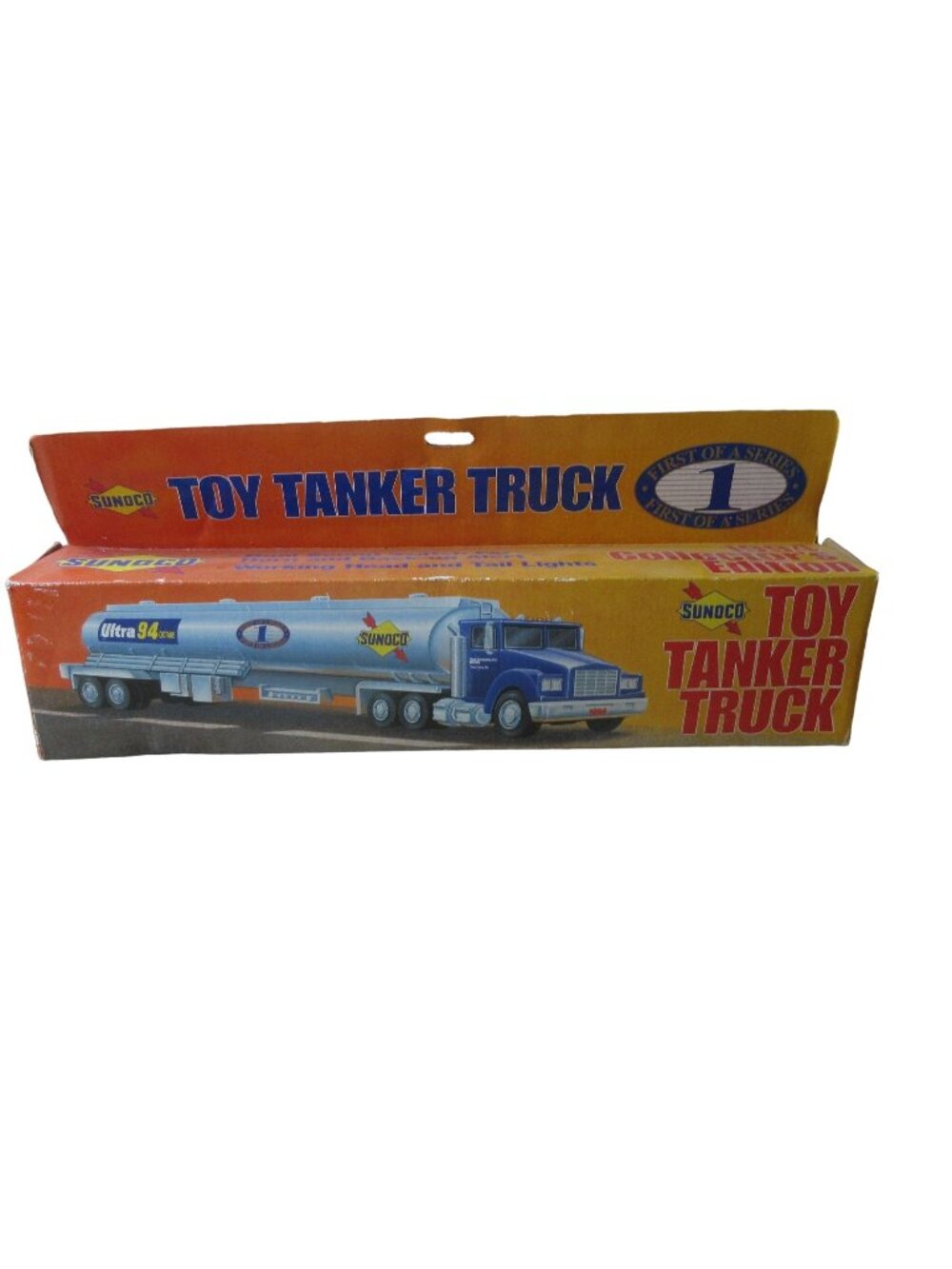 1994 Sunoco Gas Toy Tanker Truck 1st In Series NIB Sounds and Lights